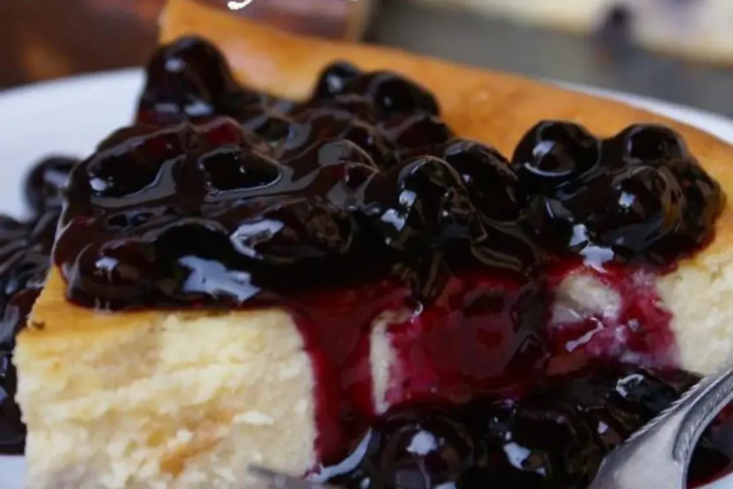 Blueberry Ricotta Cheesecake