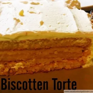 Biscotten Torte (Biscuit Cake)