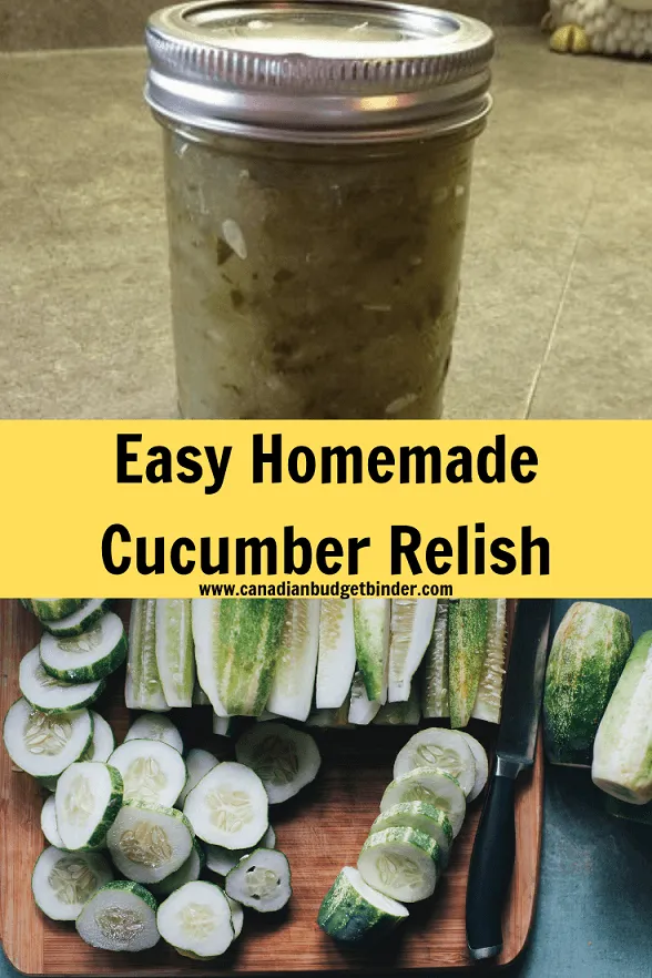 cucumber relish recipe