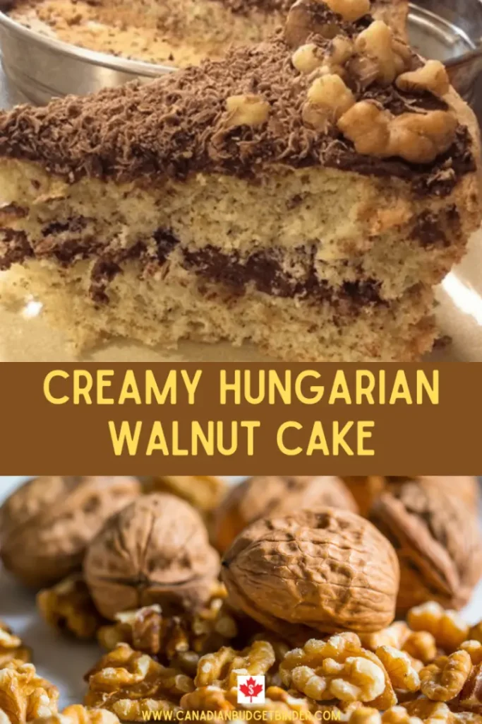 how to make hungarian walnut cake