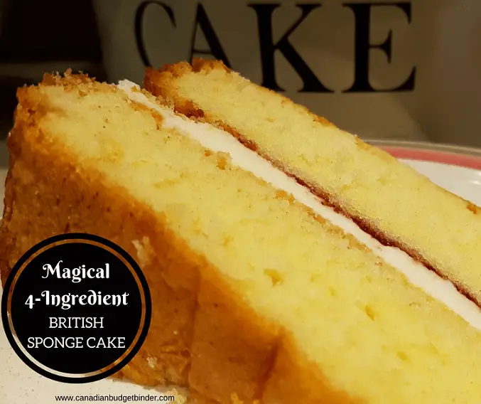 4 ingredient british sponge cake 4 FB