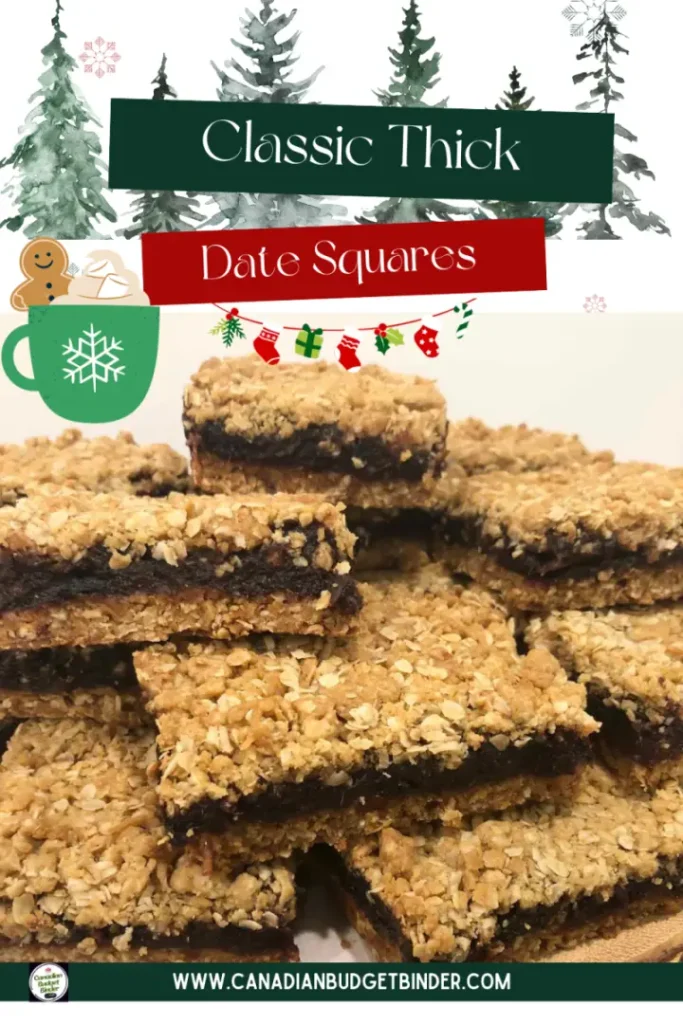 Holiday Date Squares