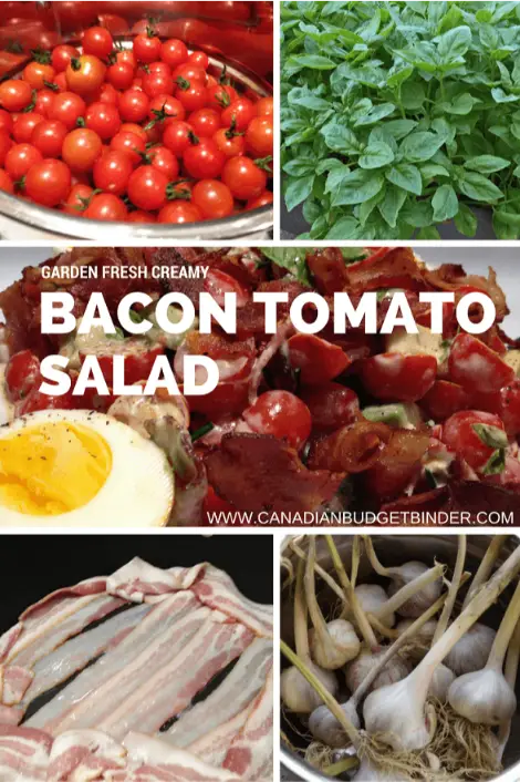 CREAMY BACON TOMATO SALAD