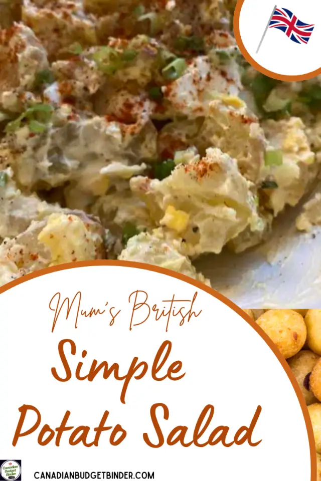 Mum's British Simple Potato Salad Recipe