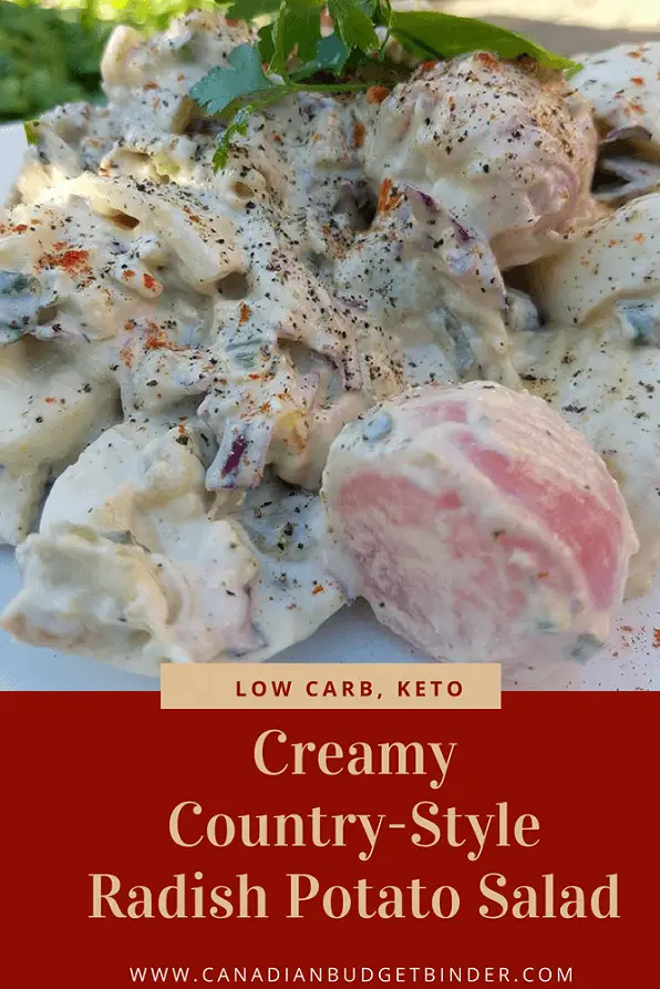 Creamy Country-Style Radish Potato Salad