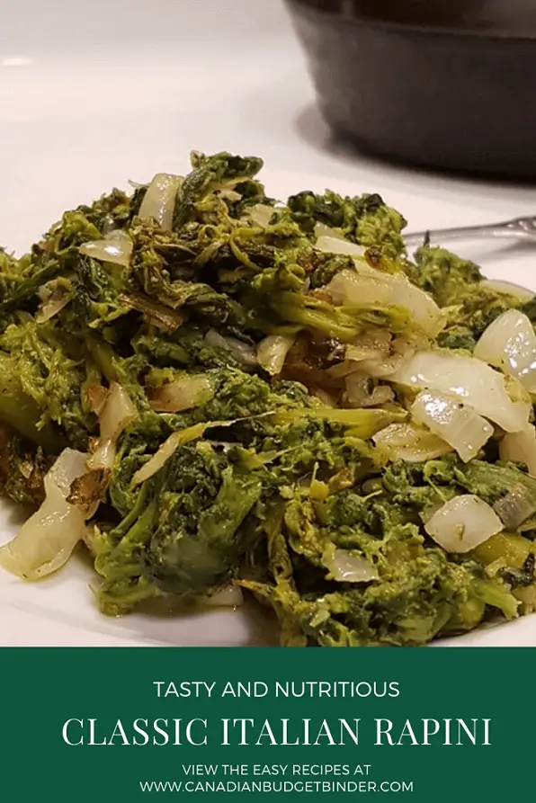 tasty classic italian rapini broccoli rabe recipe