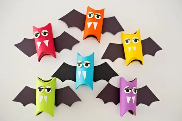 rainbow Halloween Bat crafts Halloween