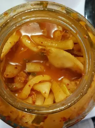 keto kimchi jar