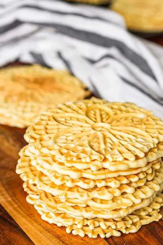Classic Pizzelle Cookies Italian Easy Christmas Cookie recipes