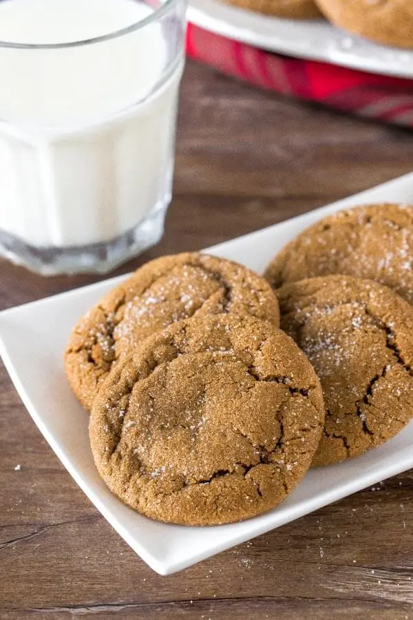 Molasses Ginger Cookies 
