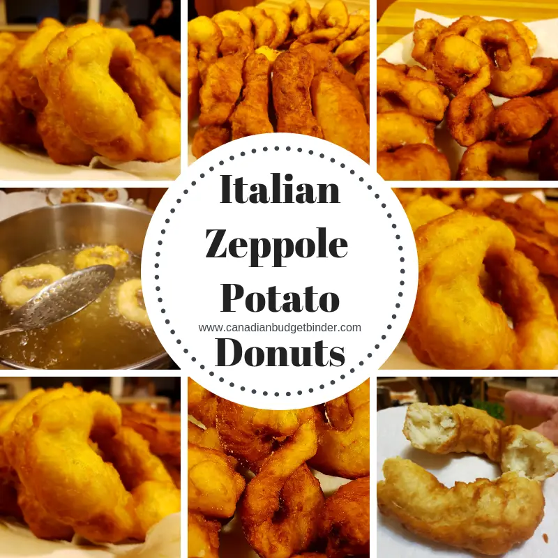 italian zeppole potato donuts or British Spudnuts