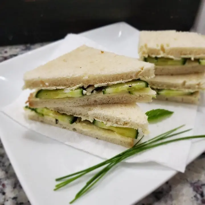 different shapes to cut cucumber sandwiches