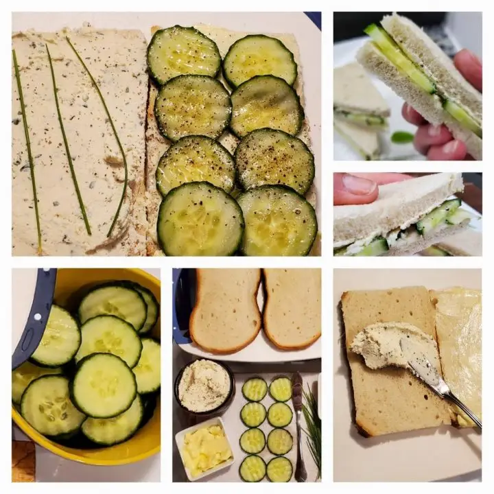 Step-by-step on how to make cucumber sandwiches for afternoon tea