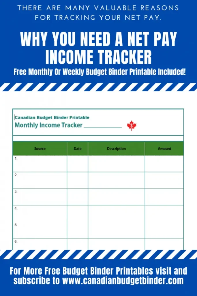 Net income tracker