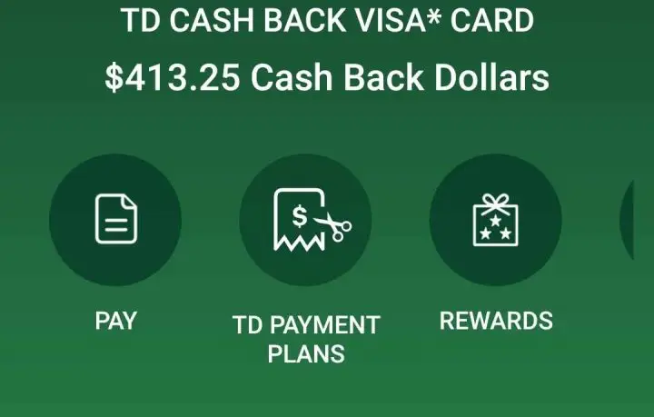 TD Visa CashBack Feb 2024