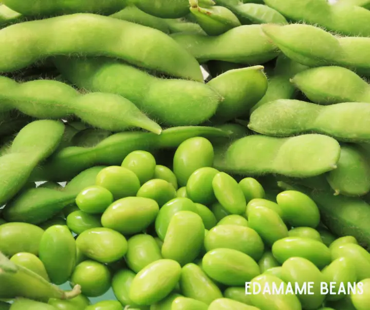 Edamame Beans with and without the shell