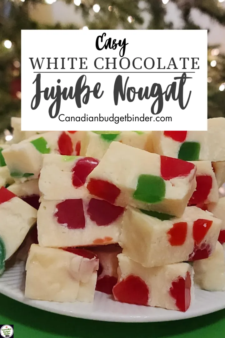 Simple White Chocolate Jujube Nougat Candy Recipe